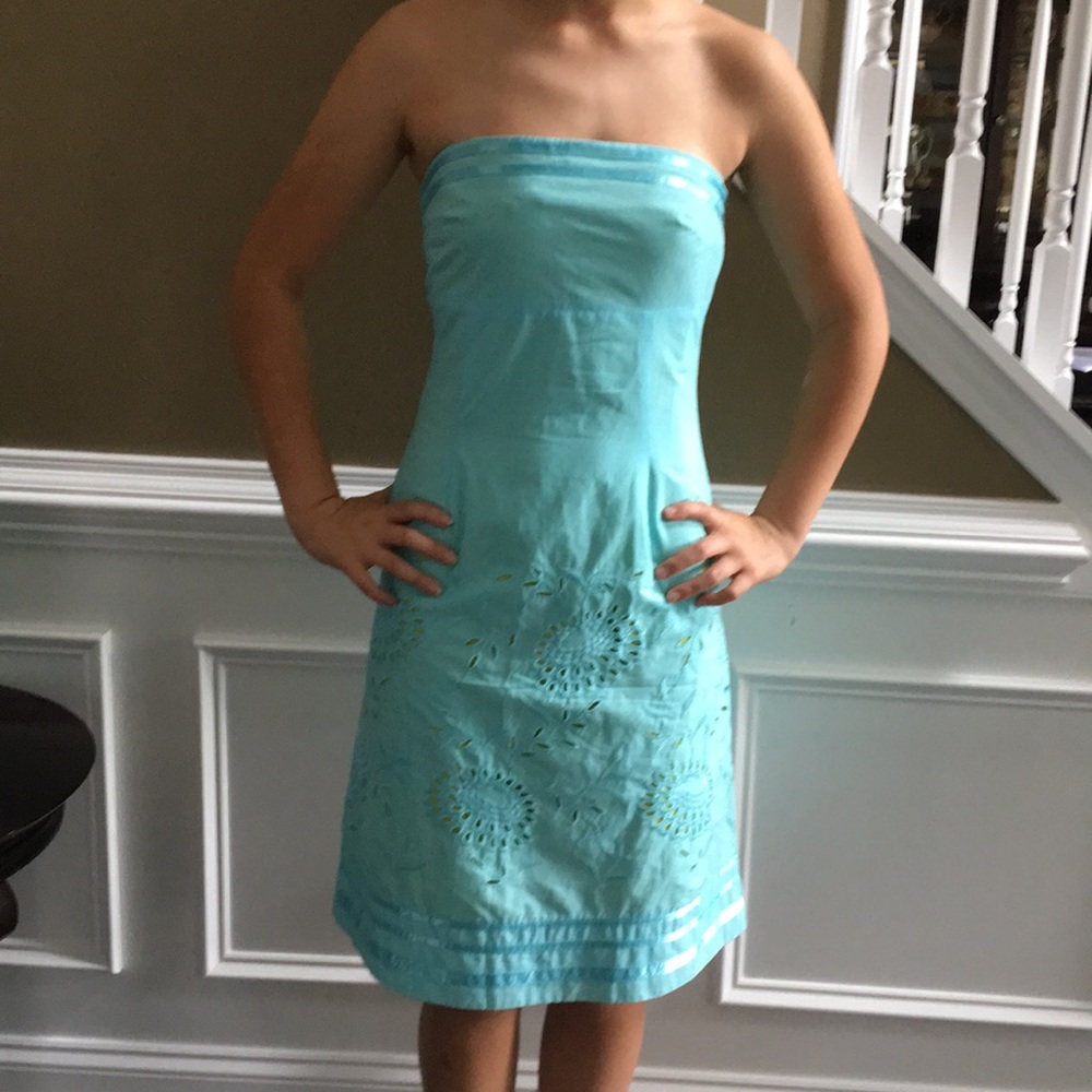 EXPRESS Sleeves summer dress! Refreshing colors!